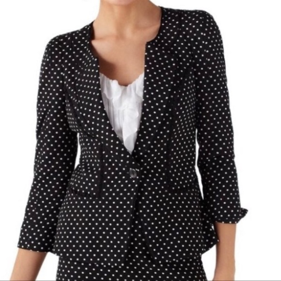 White House Black Market Jackets & Blazers - White House Black Market Polkadot Blazer